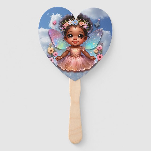 Leque Princesa Fada Com Asas Lindas (Frente)