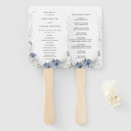 Leque Programa Boho Beach Destination Hampton Wedding