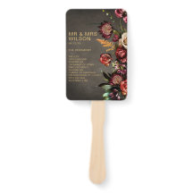 Programa Dark Moody Bold Wild Flower Wedds