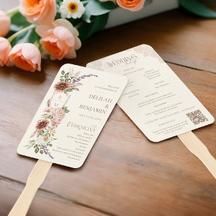 Leque Programa de Boho Floral do País Ocidental
