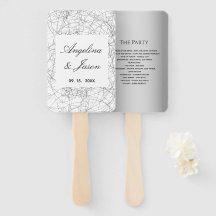Programa de Casamento Cinza Moderno