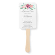 Programa de Casamento com Grinalda Floral Rosa Rom