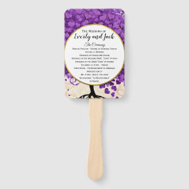 Leque Programa de Casamento de Árvores de Folha Cardíaca