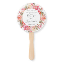 Programa de Casamento de Flores Florais Românticas