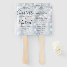 Programa de Casamento de Inverno com Letra Moderna