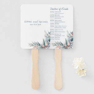 Leque Programa de Casamento de Sonhos Tropicais por Aqua