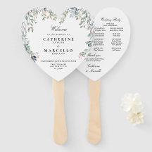 Programa de Casamento Elegante com Cascata Floral