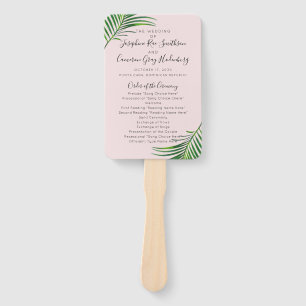 Leque Programa de Casamento em Praia de Palm Rosa Tropic