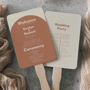Leque Programa de Casamento Formal Minimalista do Arch T