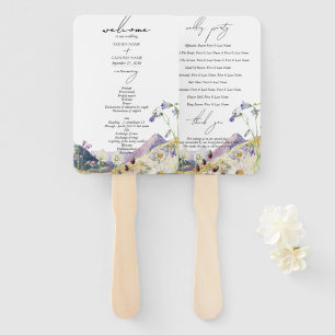 Leque Programa de Casamento Itinerário de Montanha de Fl