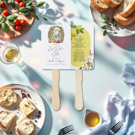 Leque Programa de Casamento Mediterranean La Dolce Vita