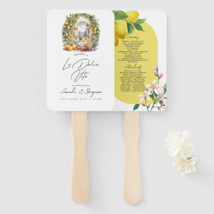 Leque Programa de Casamento Mediterranean La Dolce Vita