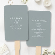 Programa de Casamento Minimalista em Sage Empoeira