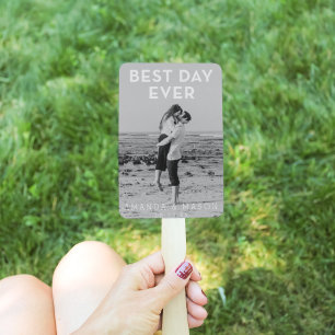 Leque Programa de Casamento Moderno Fãs do Melhor Dia co