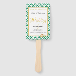 Leque Programa de Casamento Personalizado Cristão NIGÉRI