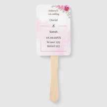 Programa de Casamento Personalizado Elegante Rosa