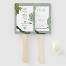 Programa de Casamento Tropical com Pena de Pavão V