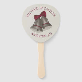 Leque Programa de Cerimônia de Casamentos Silver Wedls