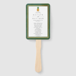 Leque Programa de Colheita de Casamentos de Abacaxi Trop