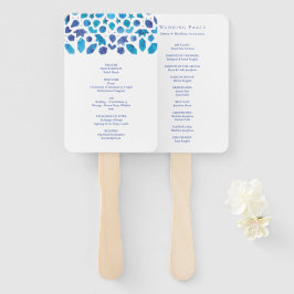 Leque Programa de Padrão de Azulejo Mediterrâneo em Aqua