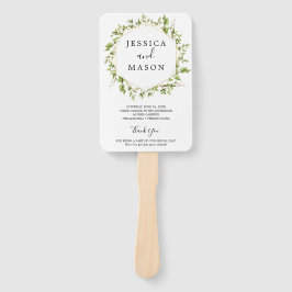 Leque Programa de Ventilação do Casamento Florestal