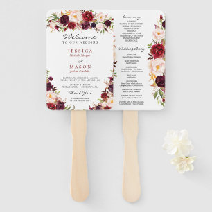 Leque Programa de Ventiladores Russo Marsala Burgundy Mo