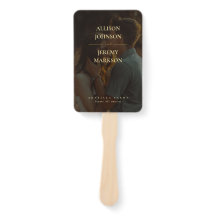 Programa Elegante de Casamento Dourado de Fotos