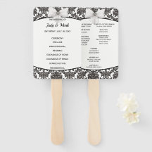 Programa Elegante de Casamentos tema damasco Preto