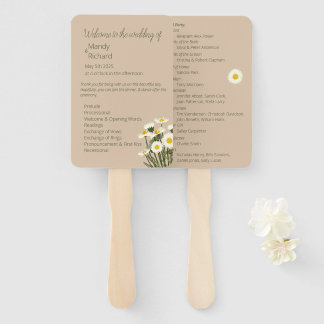 Leque Programa Mínimo de Flores de Margarida Branca