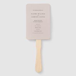 Leque Programa Neutral de Casamento Elegante