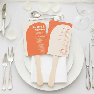 Leque Programa Nostalgic Charm Retro Wedding