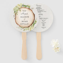 Leque Programa russo de casamento florestal ao ar livre