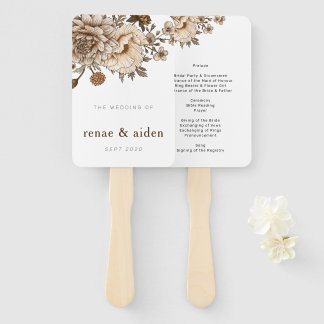 Leque Programa Rustic Wedding, Boho Woodland