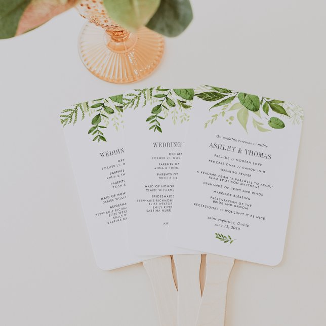 Leque Programa Wild Meadow Wedding (Criador carregado)