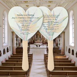 Leque Programas de Ventiladores de Casamento de Aves do 