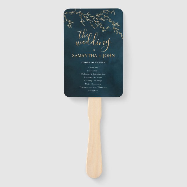 Leque Programas Elegantes Botânicos Elegantes Emerald Gr (Frente)