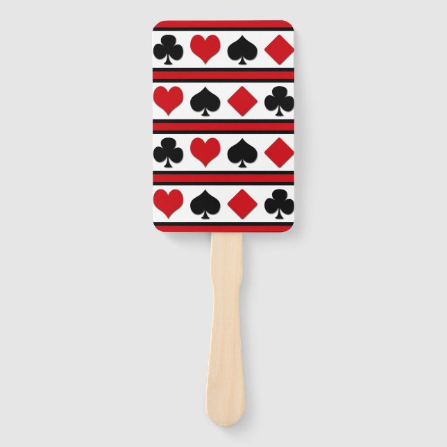 Leque Quatro naipes de cartão (Frente)