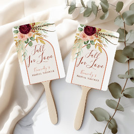 Leque Queda No Amor Arco Russo De Ferrugem Floral Bridal