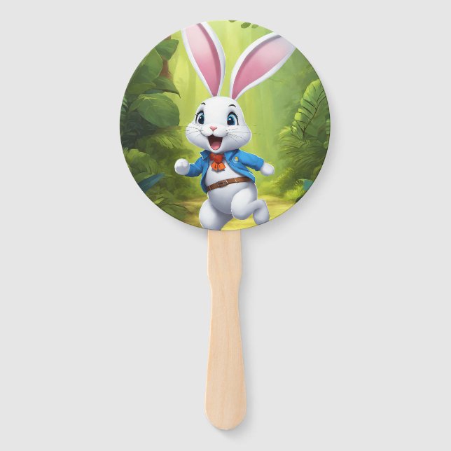 Leque Rabbit Logo Black Guest Book (Frente)