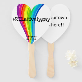 Leque Rainbow Bachelorette Paddles com Foto Personalizad