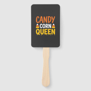 Leque Rainha do Candy Corn Gráfico de Halloween_1