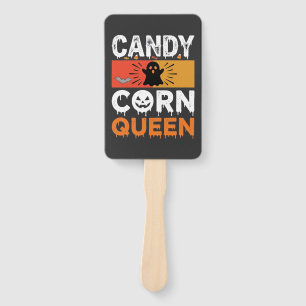 Leque Rainha do Candy Corn Halloween SVG Design