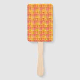 Leque Red Yellow Checker Abstract Pattern