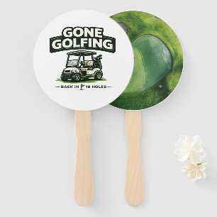 Leque Reforma engraçada de golfe Dito de golfe