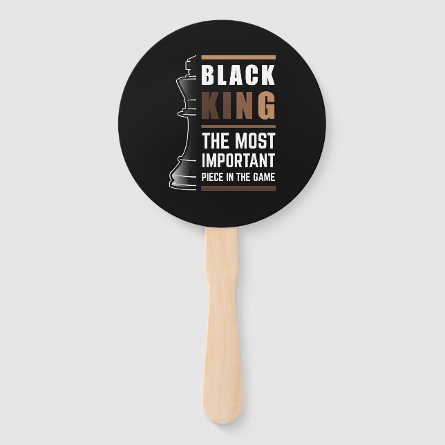 Leque Rei Negro O Mais Importante Peço No Jogo 1 (Frente)