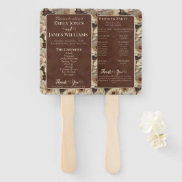 Leque Retro Anemones Sparkle Destination Wedding