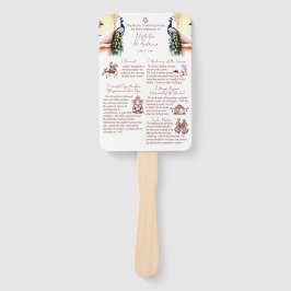 Leque rituais de casamento hindu pavão palácio de Jaipur