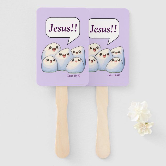 Leque Rocks Chama Seu Nome (Frente e Verso)