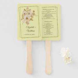 Leque Rose Frame – Celestial Yellow Wedding