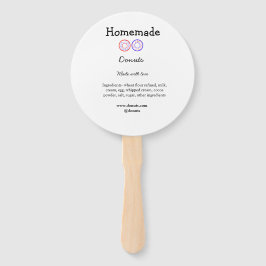 Leque Rosquinhas caseiras feitas com amor adicionar text